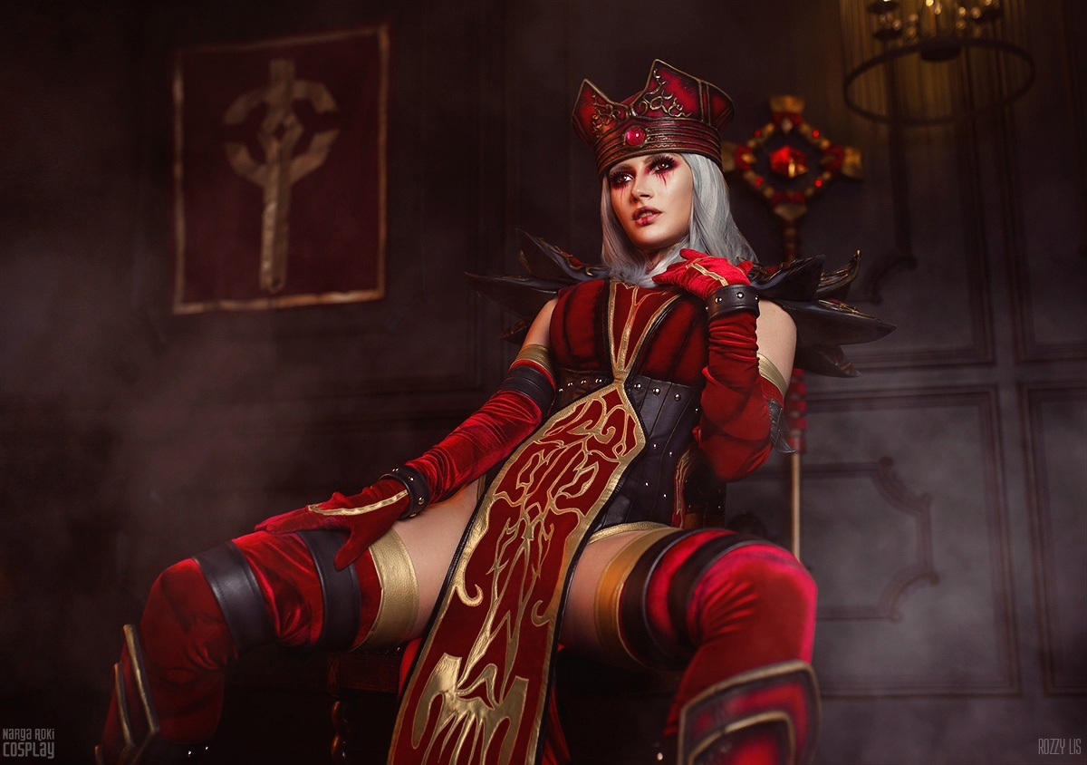 Косплей на Салли Вайтмейн (Sally Whitemane) из World of Warcraft