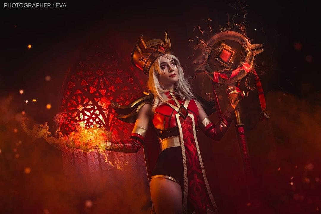 Косплей на Салли Вайтмейн (Sally Whitemane) из World of Warcraft