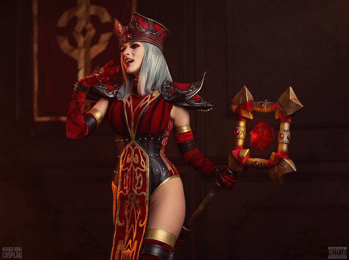 Косплей на Салли Вайтмейн (Sally Whitemane) из World of Warcraft