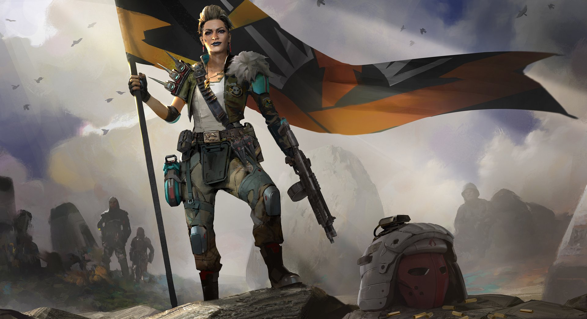 Пятничный арт на Безумную Мэгги из Apex Legends