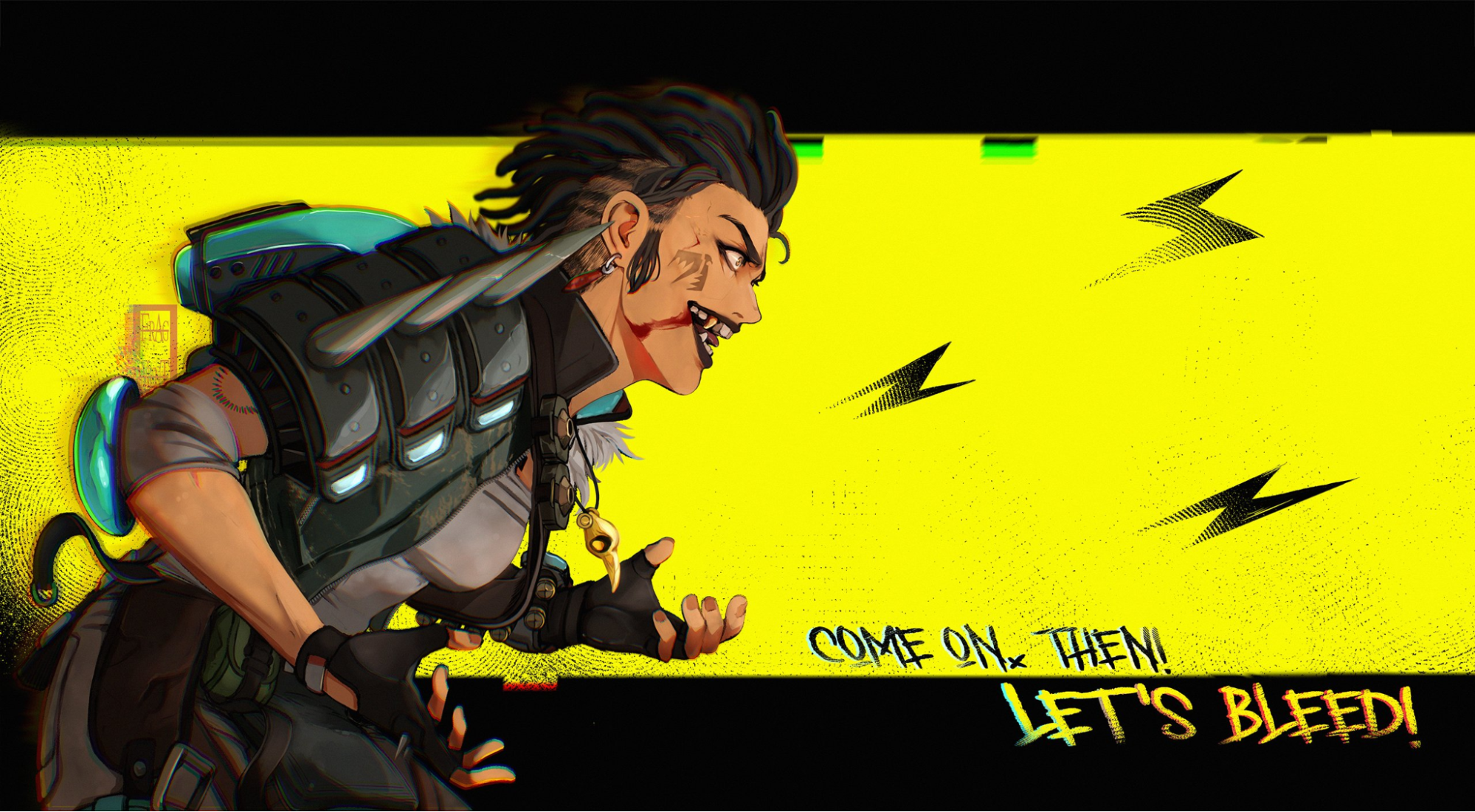 Пятничный арт на Безумную Мэгги из Apex Legends
