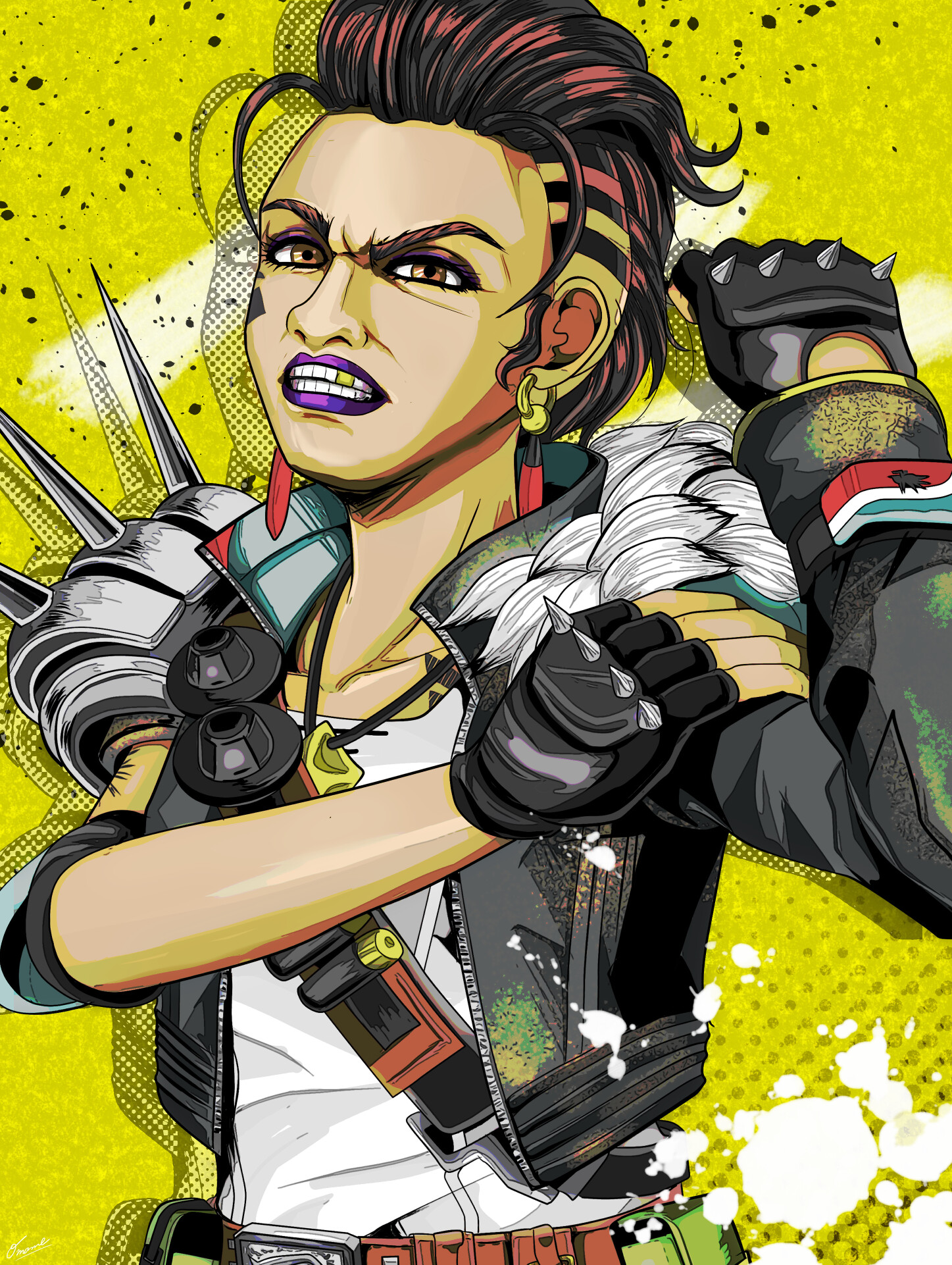 Пятничный арт на Безумную Мэгги из Apex Legends