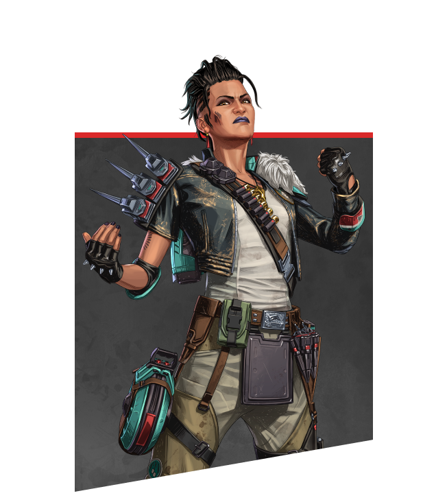 Пятничный арт на Безумную Мэгги из Apex Legends