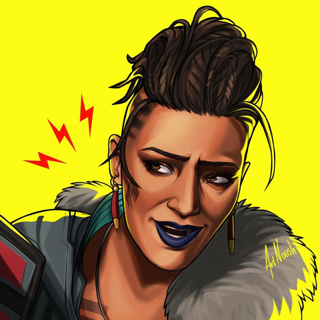 Пятничный арт на Безумную Мэгги из Apex Legends