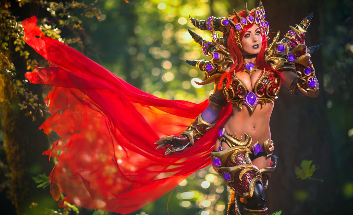 Правильный косплей на Алекстразу (Alexstraza) из World of Warcraft