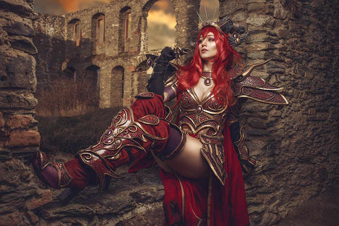 Правильный косплей на Алекстразу (Alexstraza) из World of Warcraft