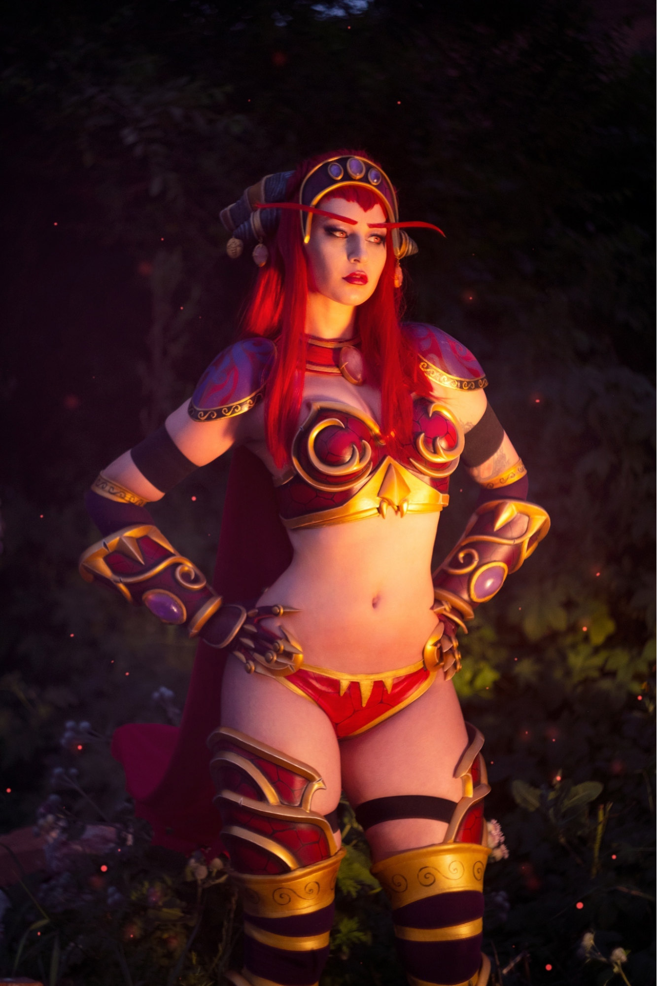 Правильный косплей на Алекстразу (Alexstraza) из World of Warcraft
