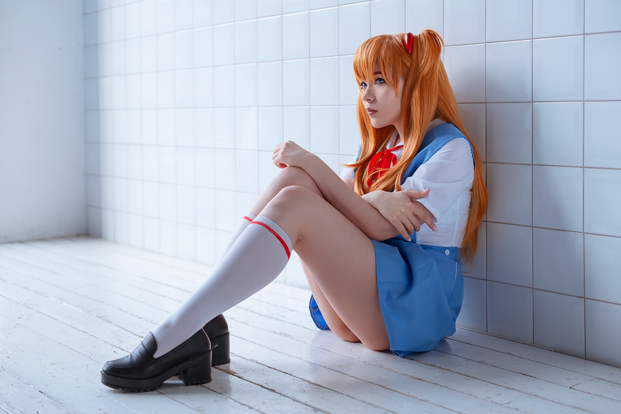 Косплей на Аску и Рей из аниме «Евангелион» от SAINT AGNIA и Alice Inferno cosplay.