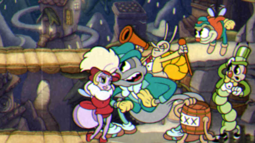 Все новые боссы и персонажи в Cuphead: The Delicious Last Course - Самогонная толпа