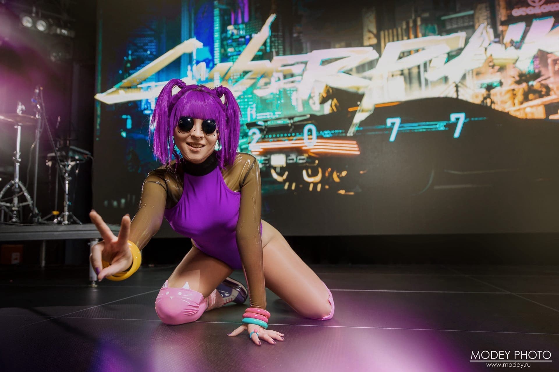 Косплей от Анны Шаховской по Cyberpunk 2077 (Киберпанк 2077)
