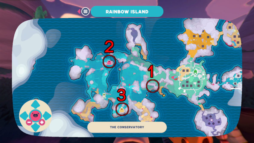 Гордо-слаймы в Slime Rancher 2 на Радужном острове