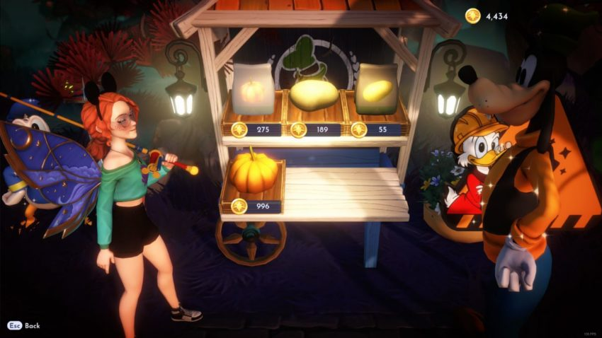 Магазин Гуфи в Забытых Землях в Disney Dreamlight Valley