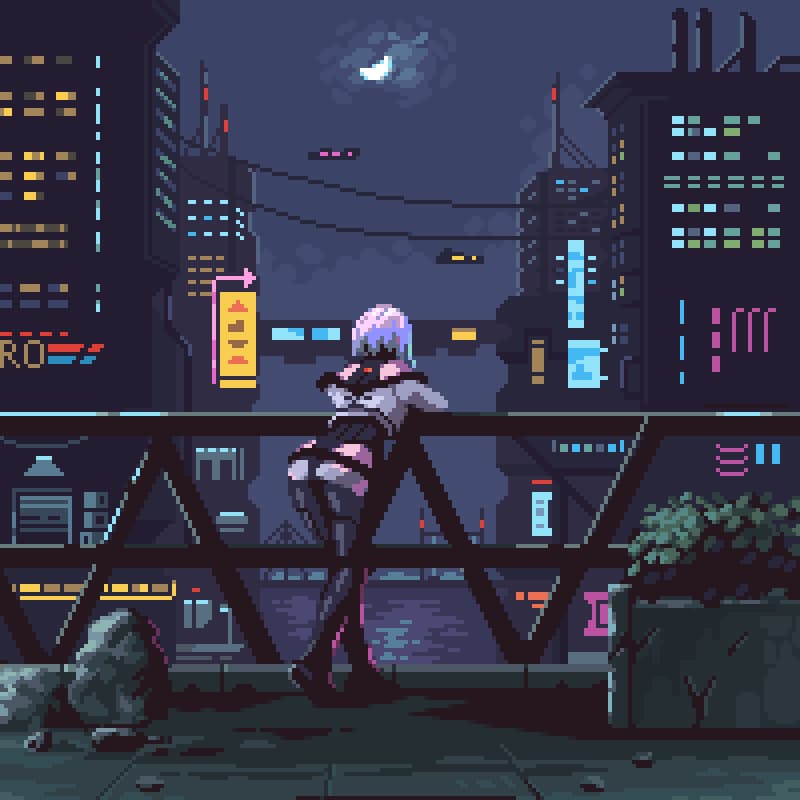 Арты на Люси из Cyberpunk: Edgerunners — картинки и заставки