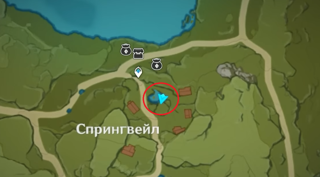 Мой искренний дар ты найдешь возле дома родниковой феи Genshin Impact