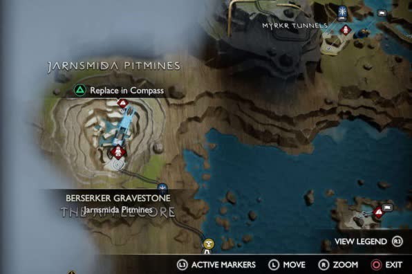 Третье надгробие берсерков в Свартальфхейме в God of War Ragnarok