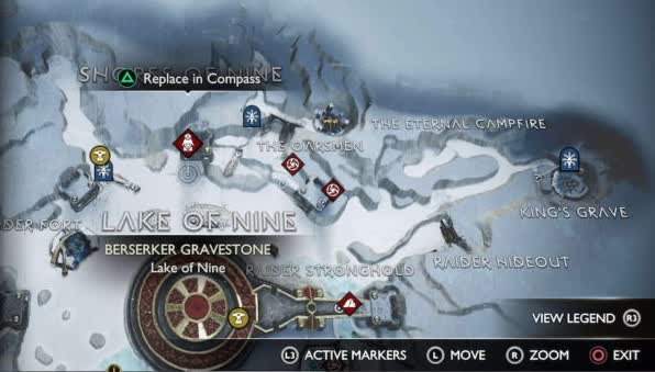 Все надгробия берсерков в Мидгарде в God of War Ragnarok