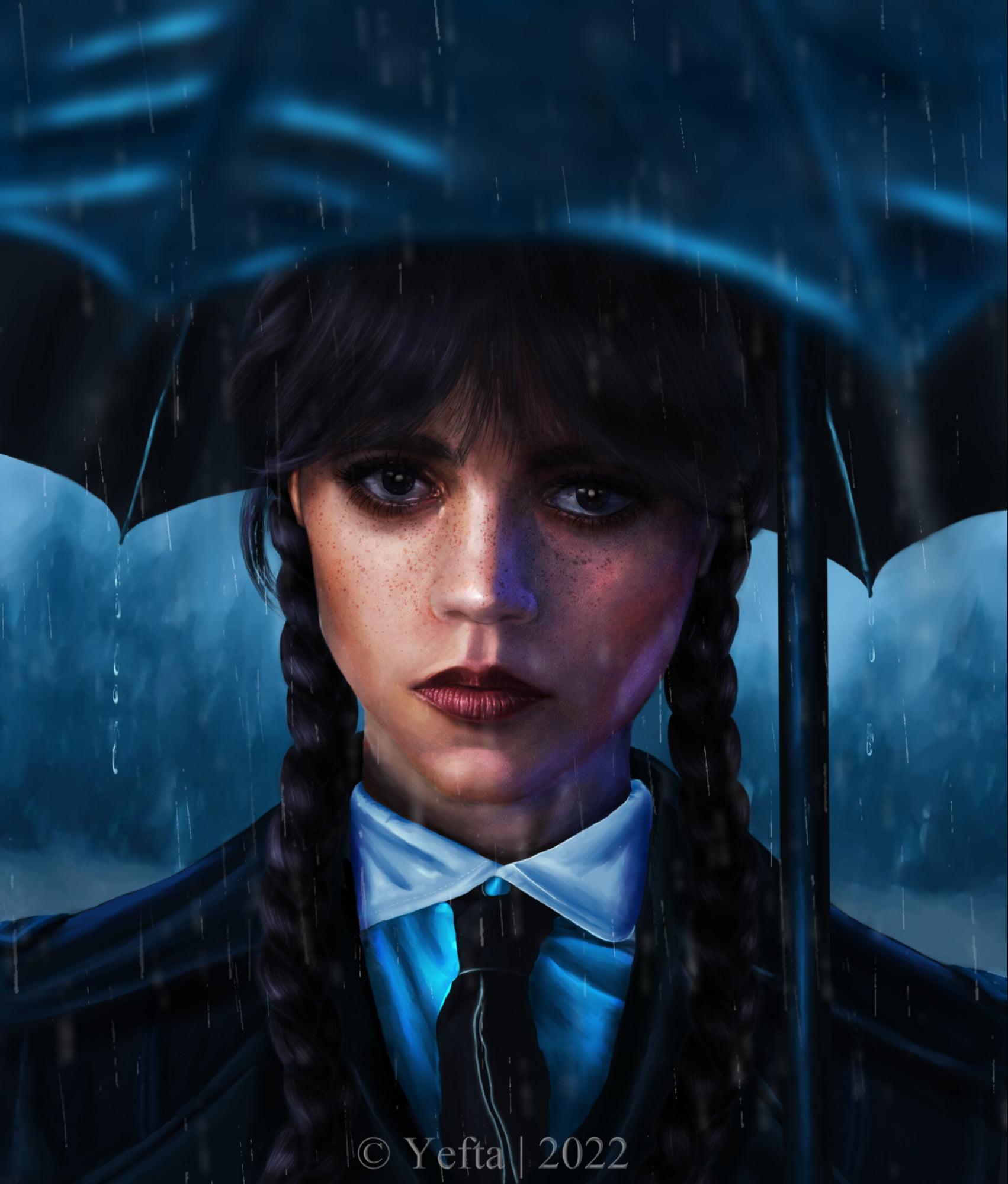 Подборка артов на «Уэнсдей» (Wednesday) от Netflix