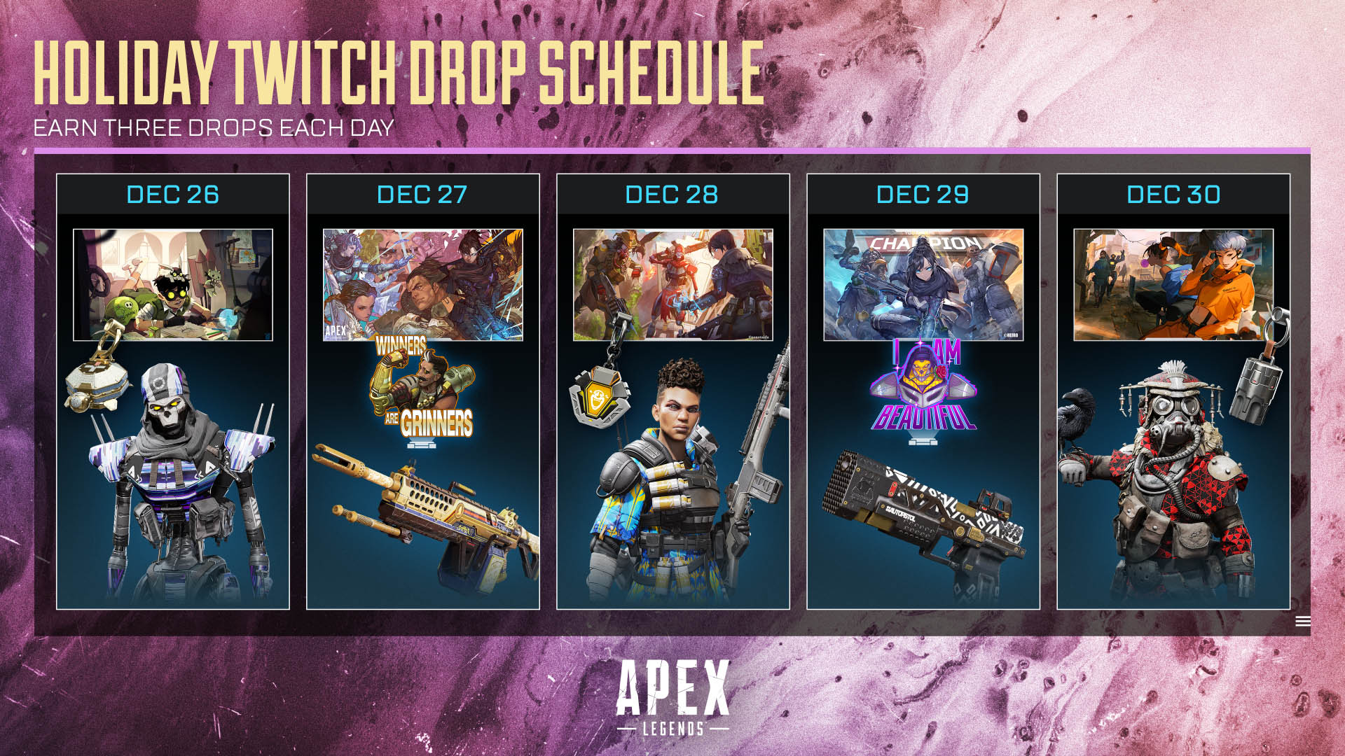 За просмотр Twitch-стримов по Apex Legends раздают праздничные подарки