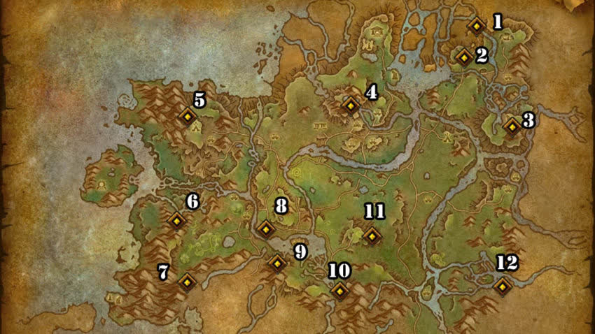 Все драконьи символы на Равнинах Он'ары в World of Warcraft: Dragonflight