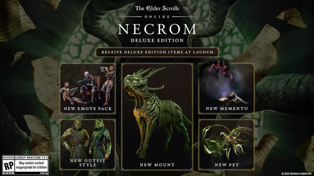 Гайд по предварительному заказу Elder Scrolls Online: Necrom — издание Necrom Deluxe Collection
