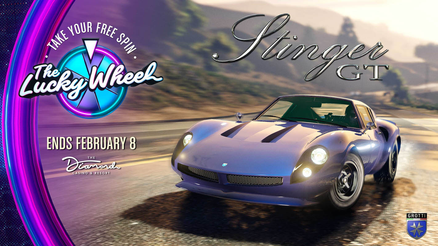 В GTA Online можно выиграть автомобиль Grotti Stinger GT