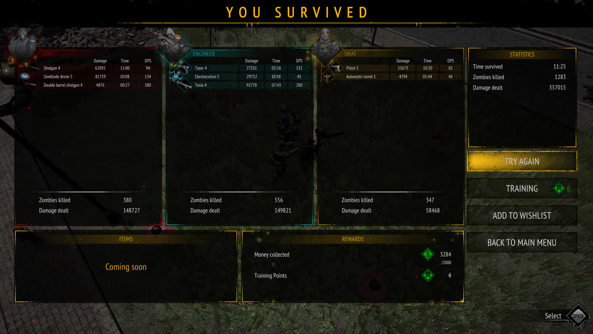 Yet Another Zombie Survivors