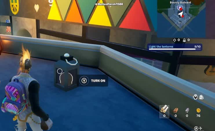 Как найти все фонари на острове Lantern Fest Tour в Fortnite - десятый фонарь