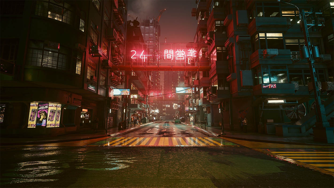 Cyberpunk 2077 – режим RT: Overdrive заметно улучшил графику