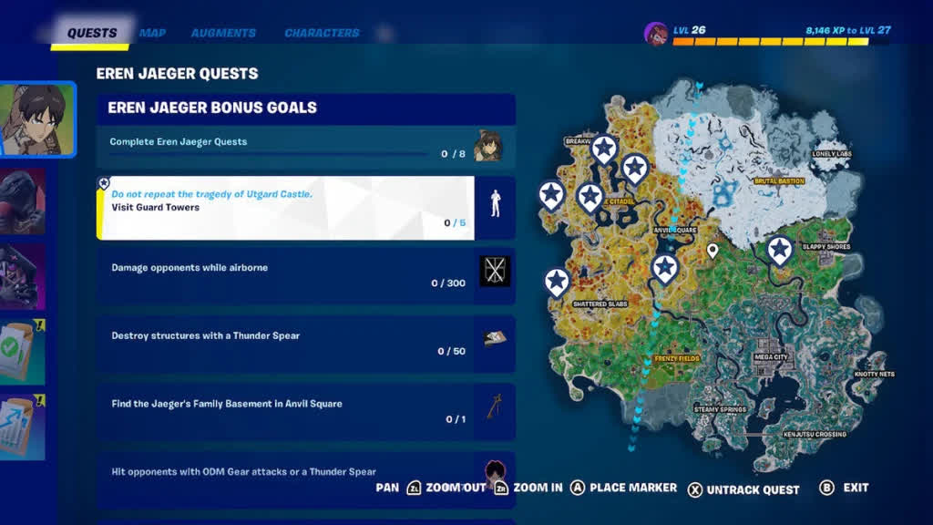Как получить скин Эрена Йегера (Джагера) в Fortnite