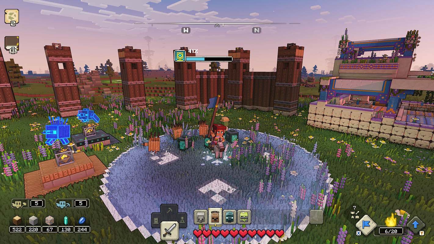 Стратегия Minecraft Legends вышла на консолях и ПК