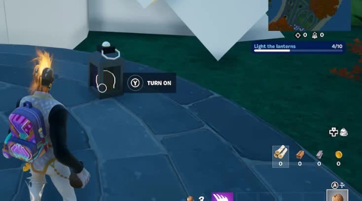 Как найти все фонари на острове Lantern Fest Tour в Fortnite - пятый фонарь