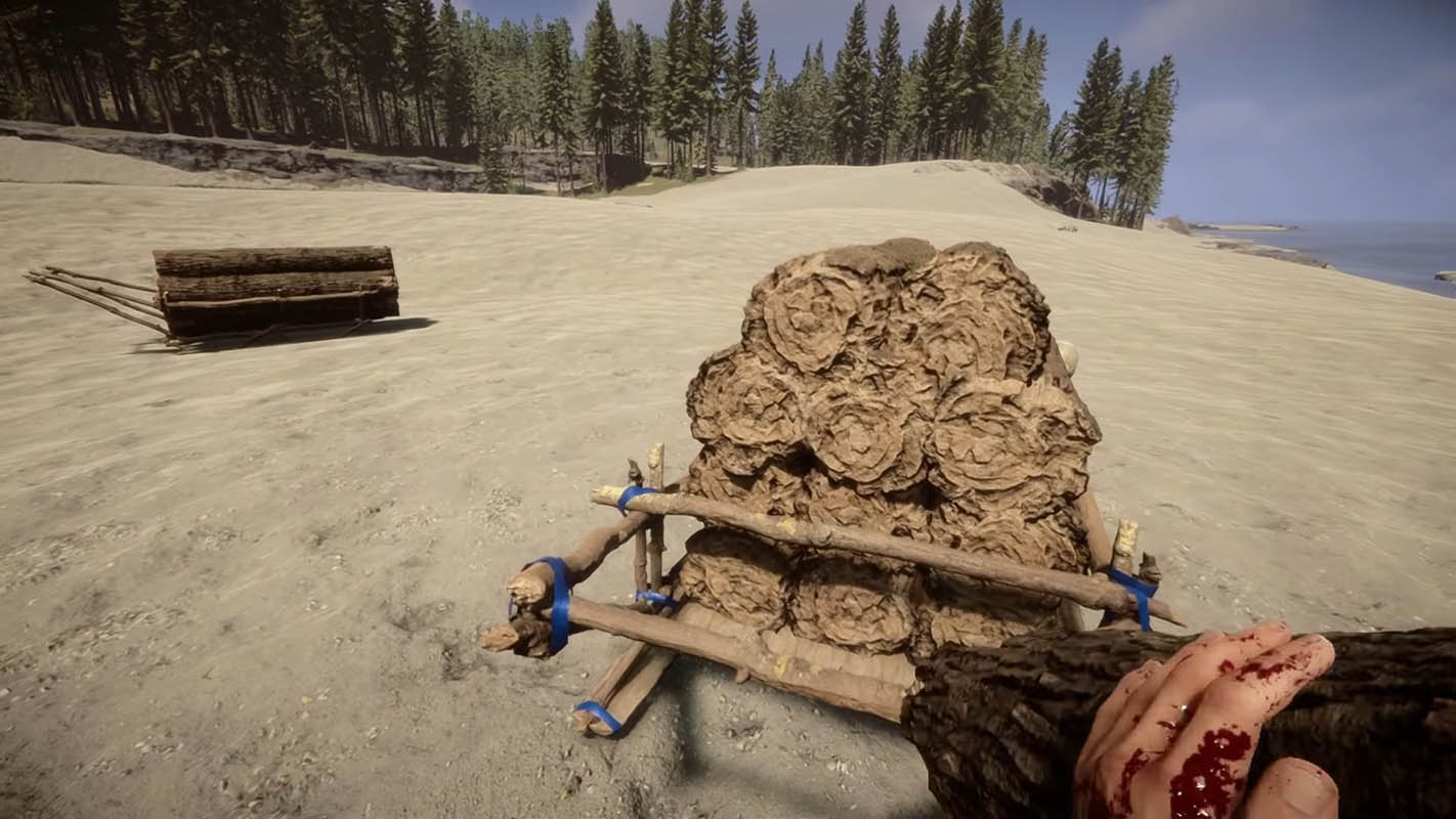 Sons of the Forest получил пятый патч с самодельными санями