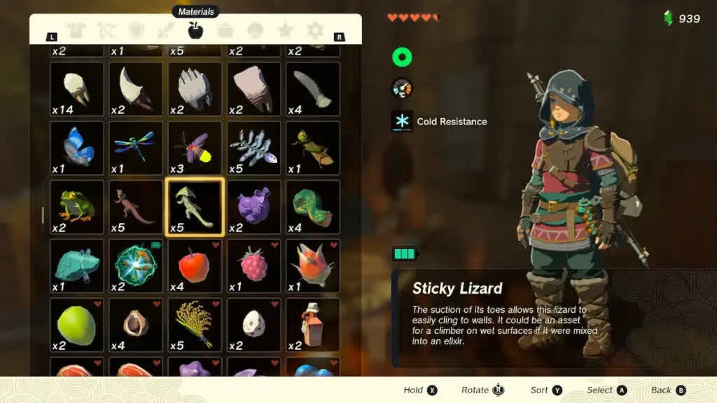 Как лазить по мокрым стенам в The Legend of Zelda Tears of the Kingdom