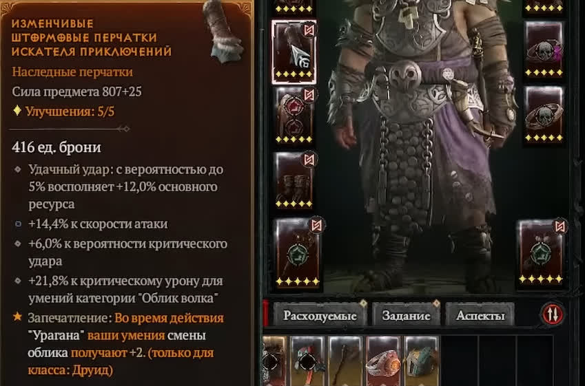 Лучшая броня для Друида в Diablo 4