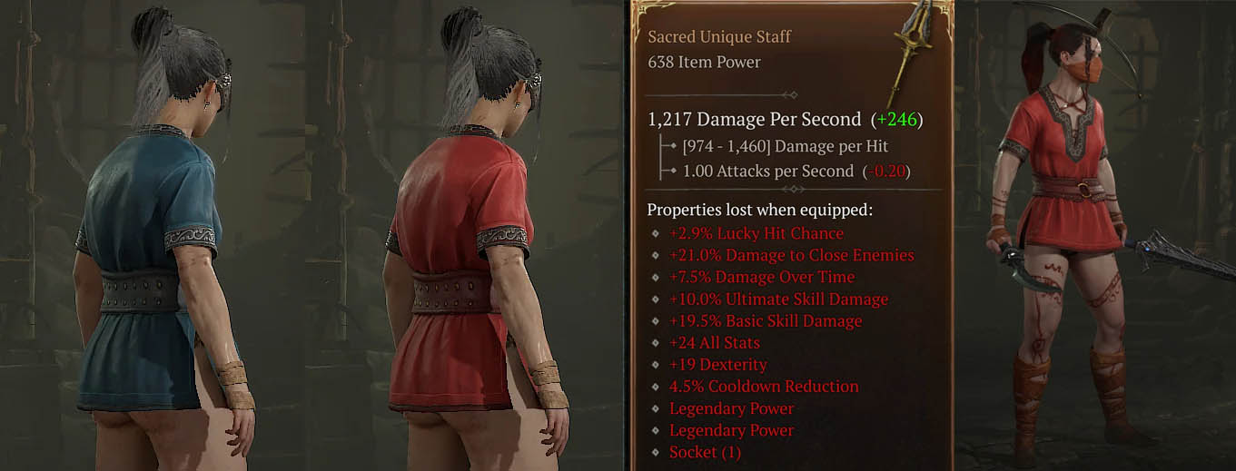 В Diablo 4 оголили ягодицы разбойницы и изменили подземелья