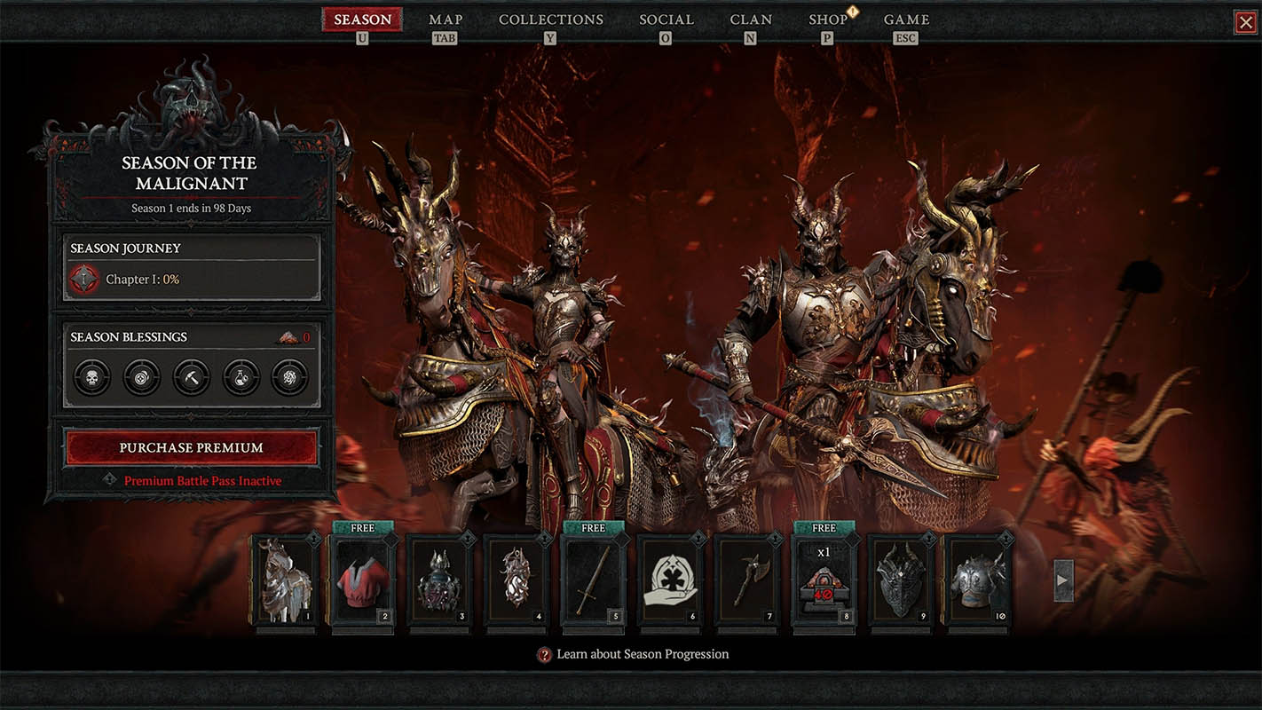 В Diablo 4 появился «Сезон чумы» с первым боевым пропуском