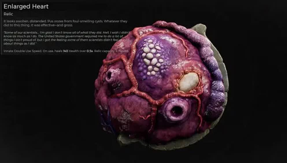 Лучшие реликвии для лечения в Remnant 2 - Увеличенное сердце