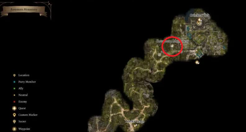Где найти обитель (монастырь) Розиморн в Baldur’s Gate 3