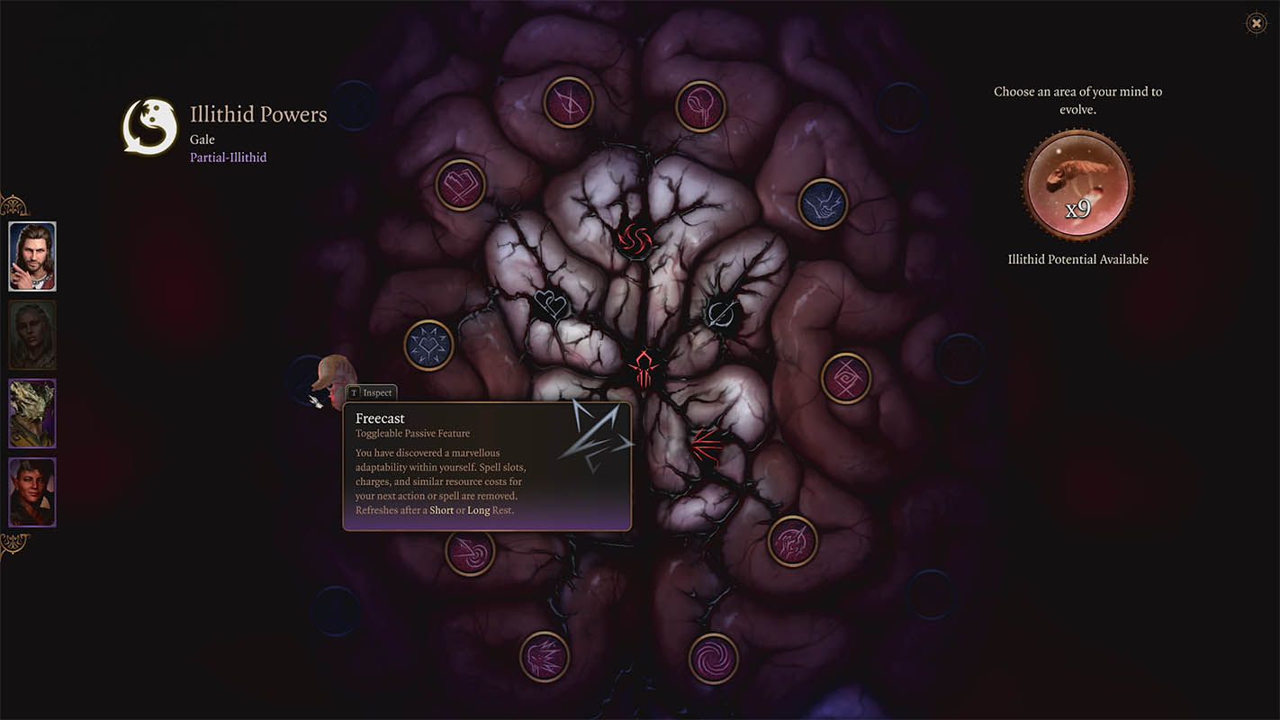 В RPG Baldur's Gate 3 можно будет прокачать навыки иллитидов
