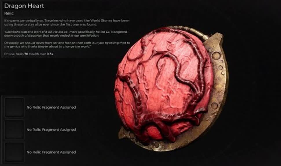 Лучшие реликвии для лечения в Remnant 2 - Сердце Дракона