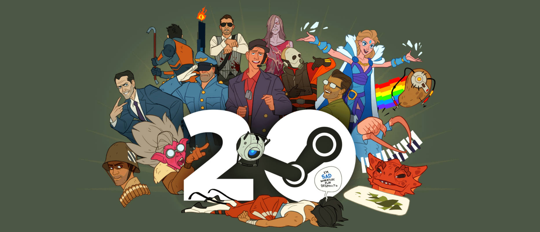 Началась новая распродажа, посвященная 20 Дню рождения Steam