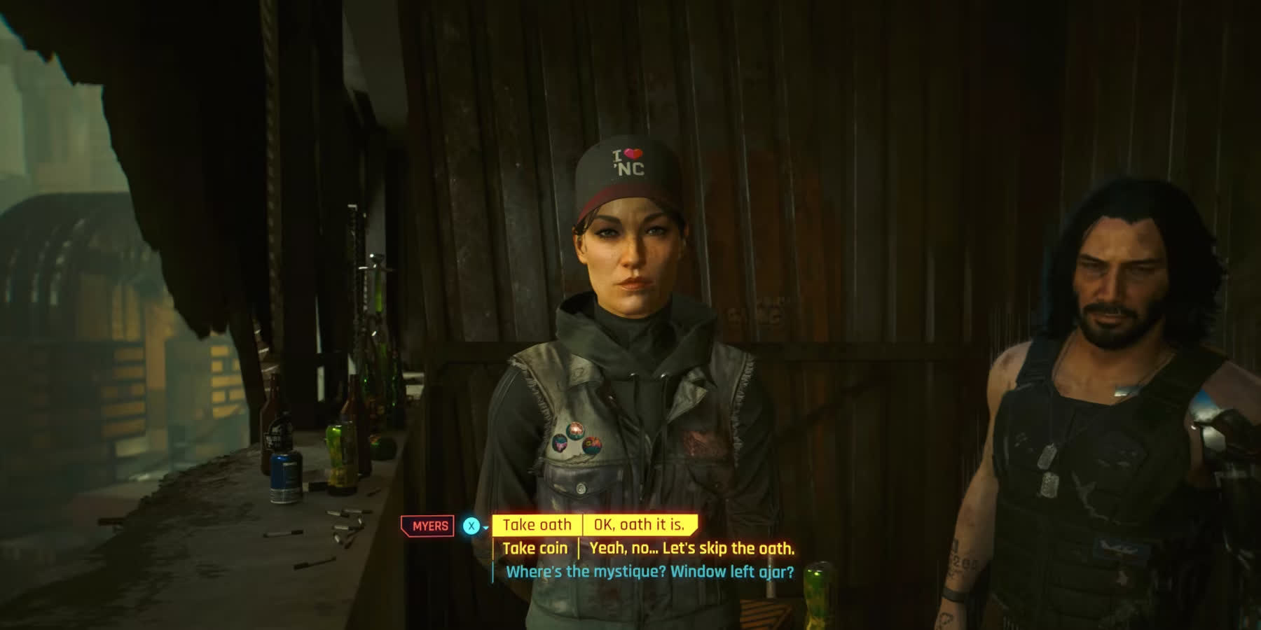 Что будет, если принять присягу президенту НСША в Cyberpunk 2077: Phantom Liberty