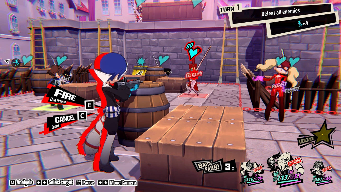 Для RPG Persona 5 Tactica вышел третий трейлер с геймплеем