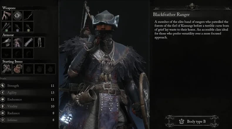 Черноперый рейнджер (Blackfeather Ranger) в Lords of the Fallen