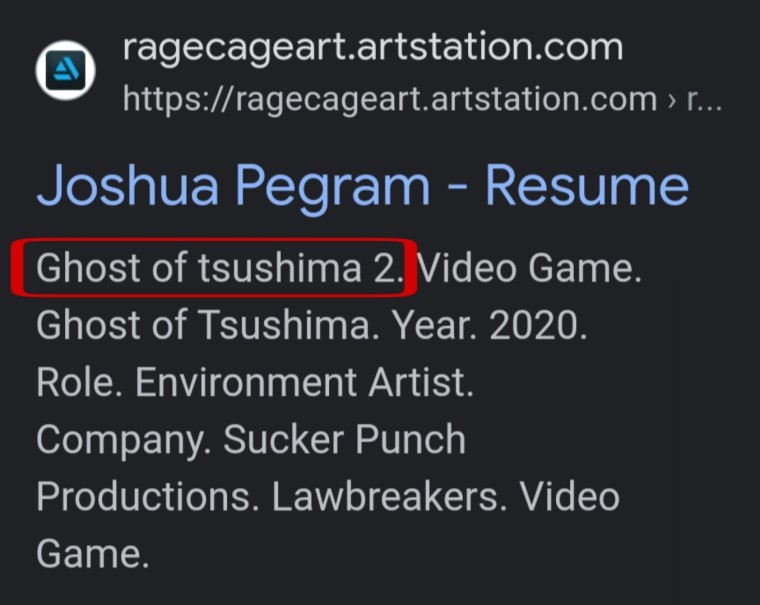 Слух: Ghost of Tsushima 2 находится в разработке