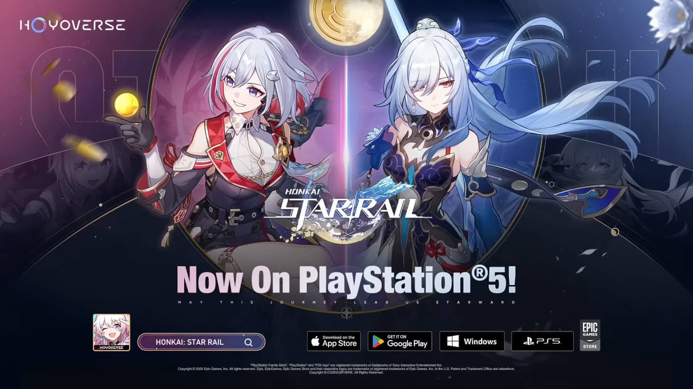 RPG Honkai: Star Rail вышла на PS5 и получила обновление 1.4