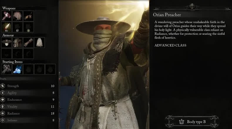 Орианский проповедник (Orian Preacher) в Lords of the Fallen