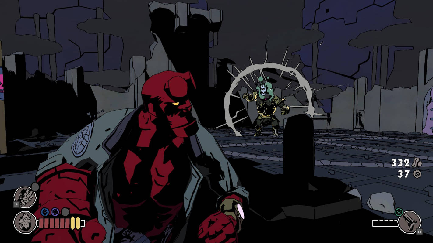 Вышел Hellboy Web of Wyrd – рогалик про комиксного супергероя