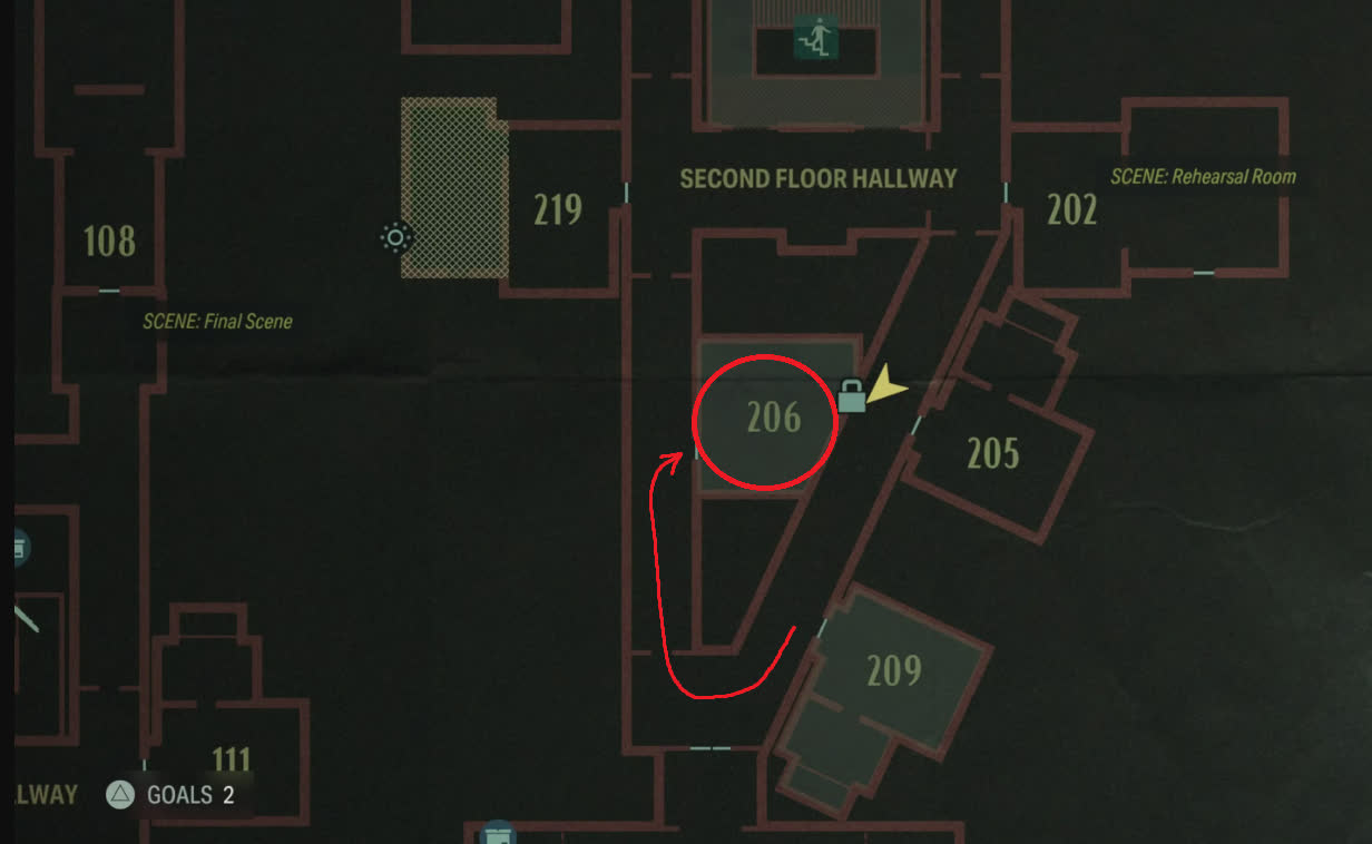 Где найти ключ от номера 209 в гостинице Оушенвью в Alan Wake 2