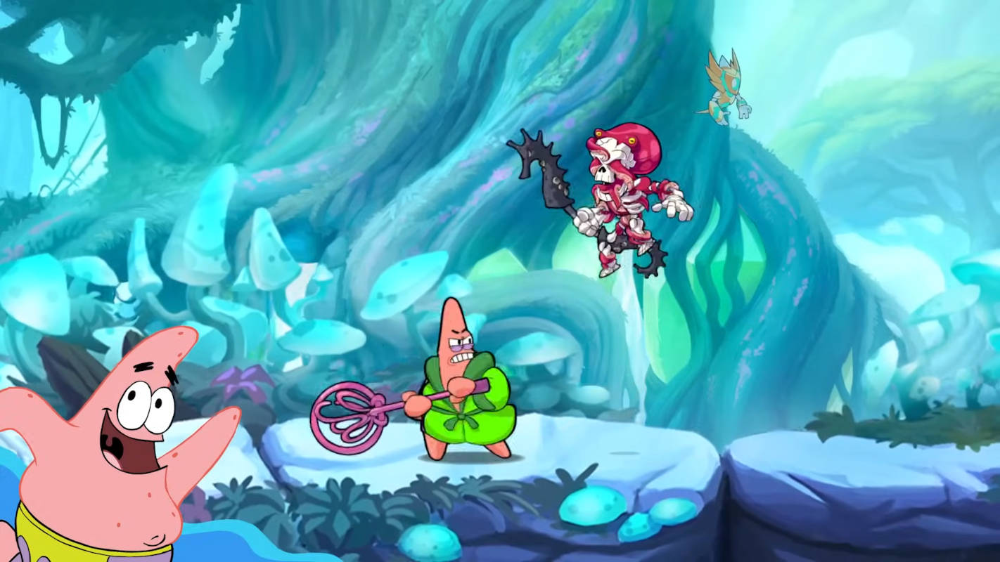 Патч ввел в файтинг Brawlhalla Губку Боба, Патрика и Сэнди